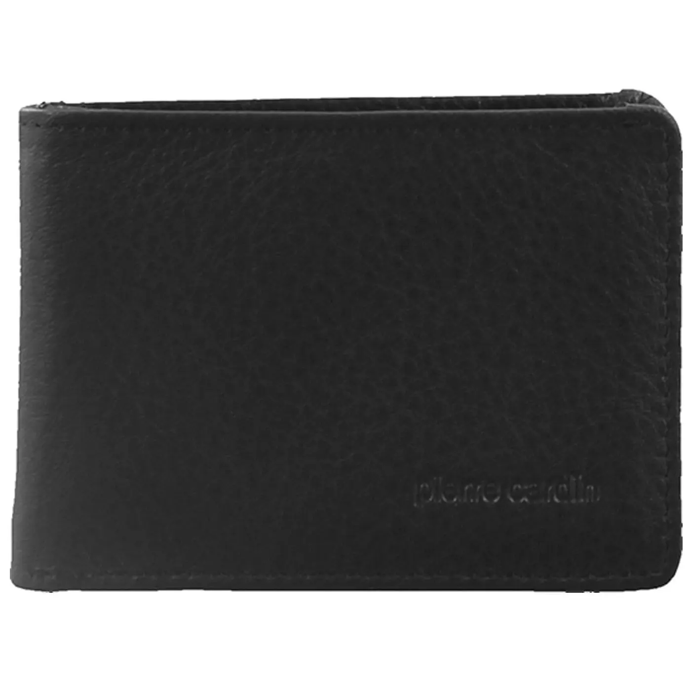 Pierre Cardin Mens RFID Slim Wallet Genuine Italian Leather w Gift Box - Black