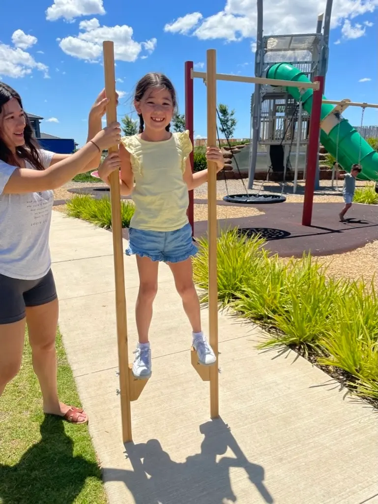 180cm Walking Wooden Stilts With 3 Platforms