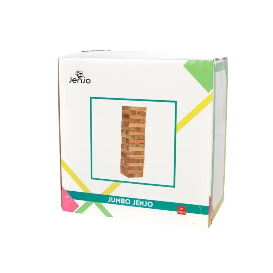 54 Piece Outdoor Giant Jenjo Wooden Block Game 81cm