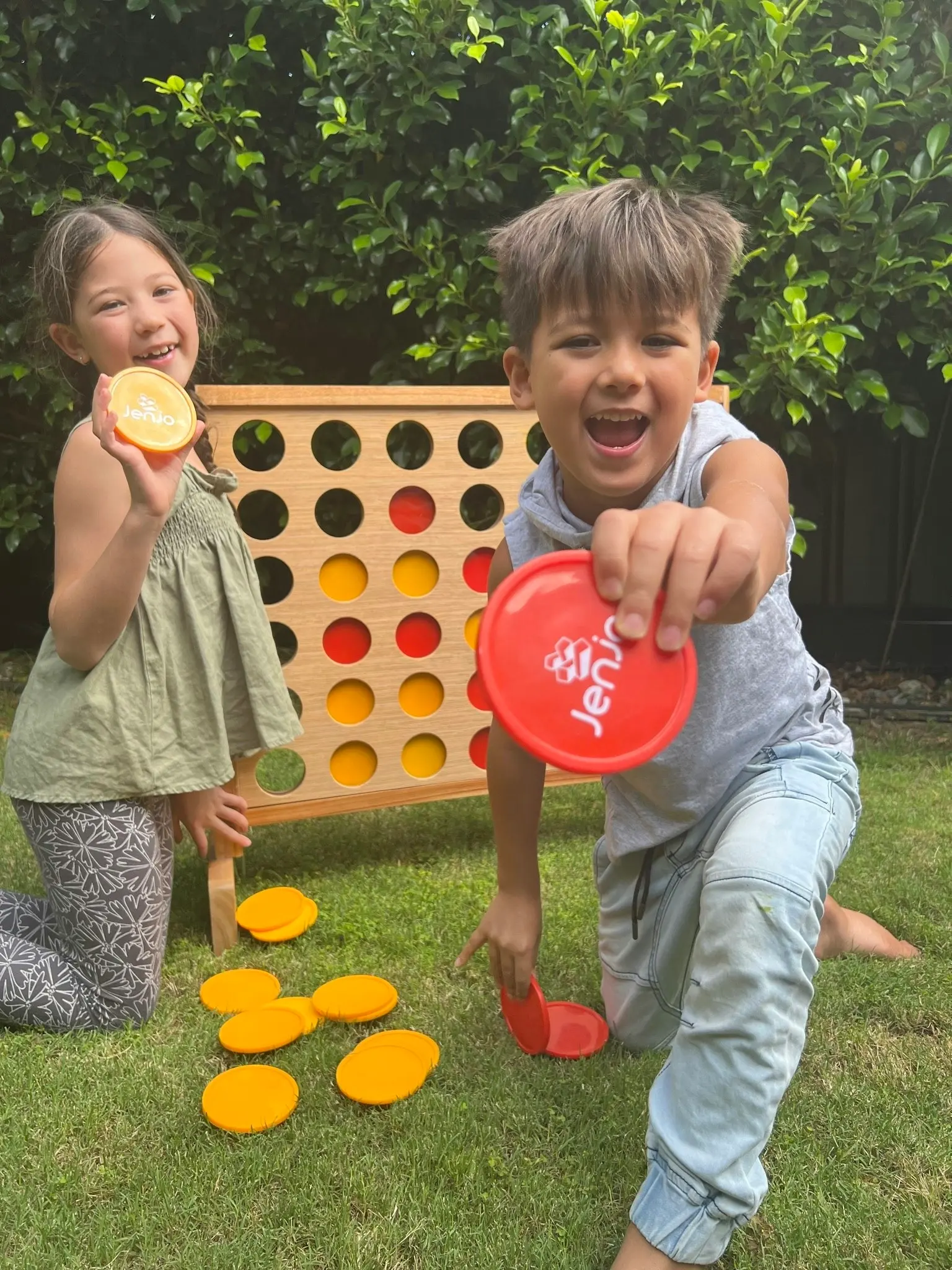 Mega4 Plywood Connect Four In A Row Game Set 69x79cm