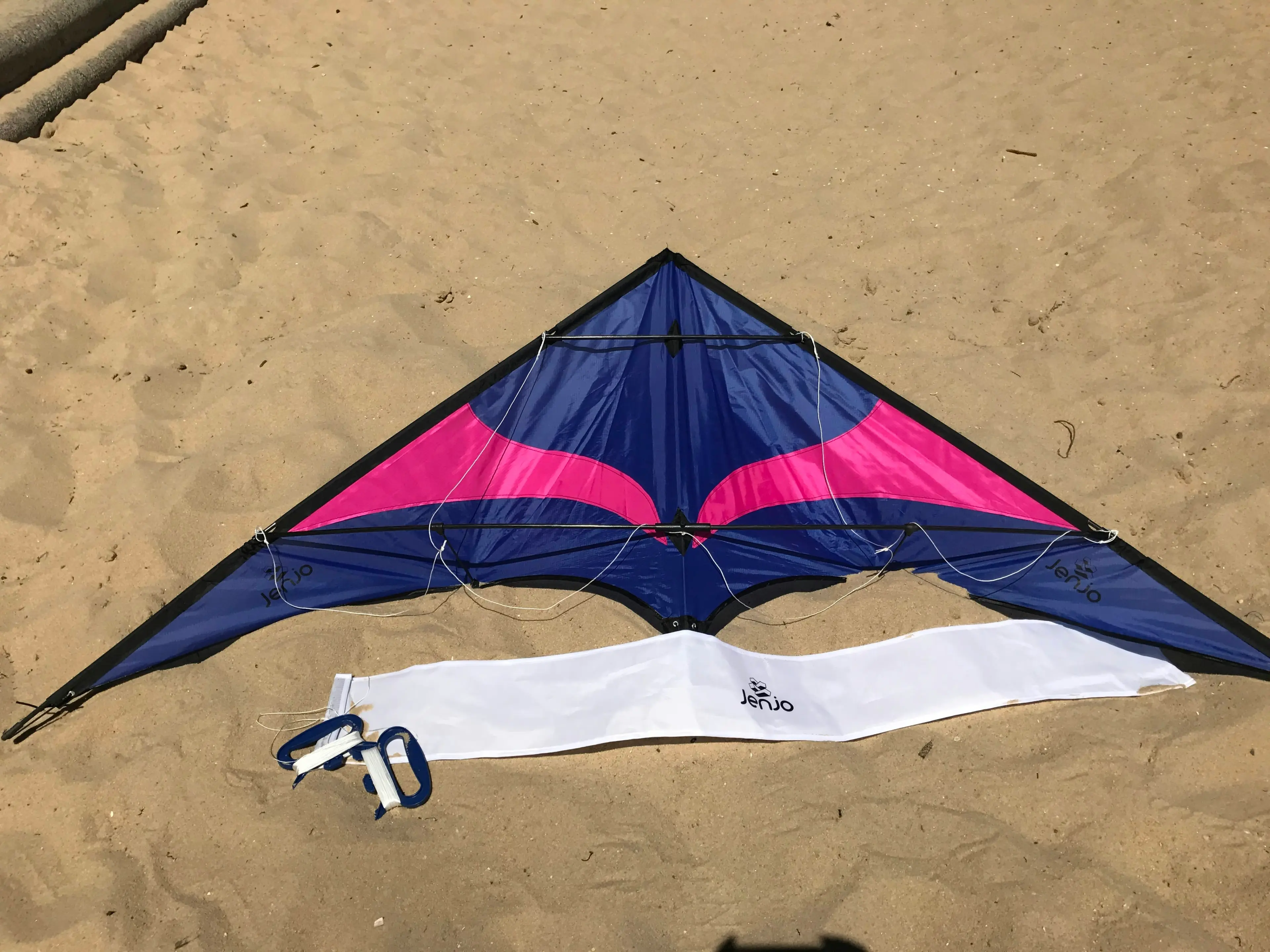 Stunt Kite Blue & Pink