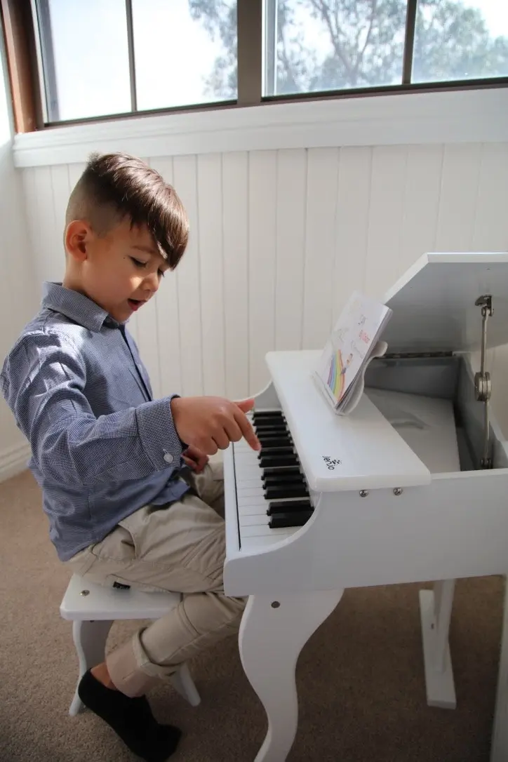 Children's White Piano