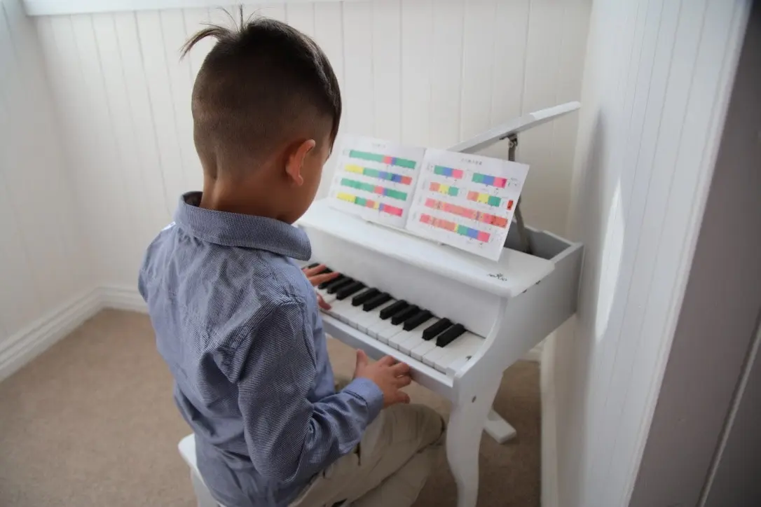 Children's White Piano