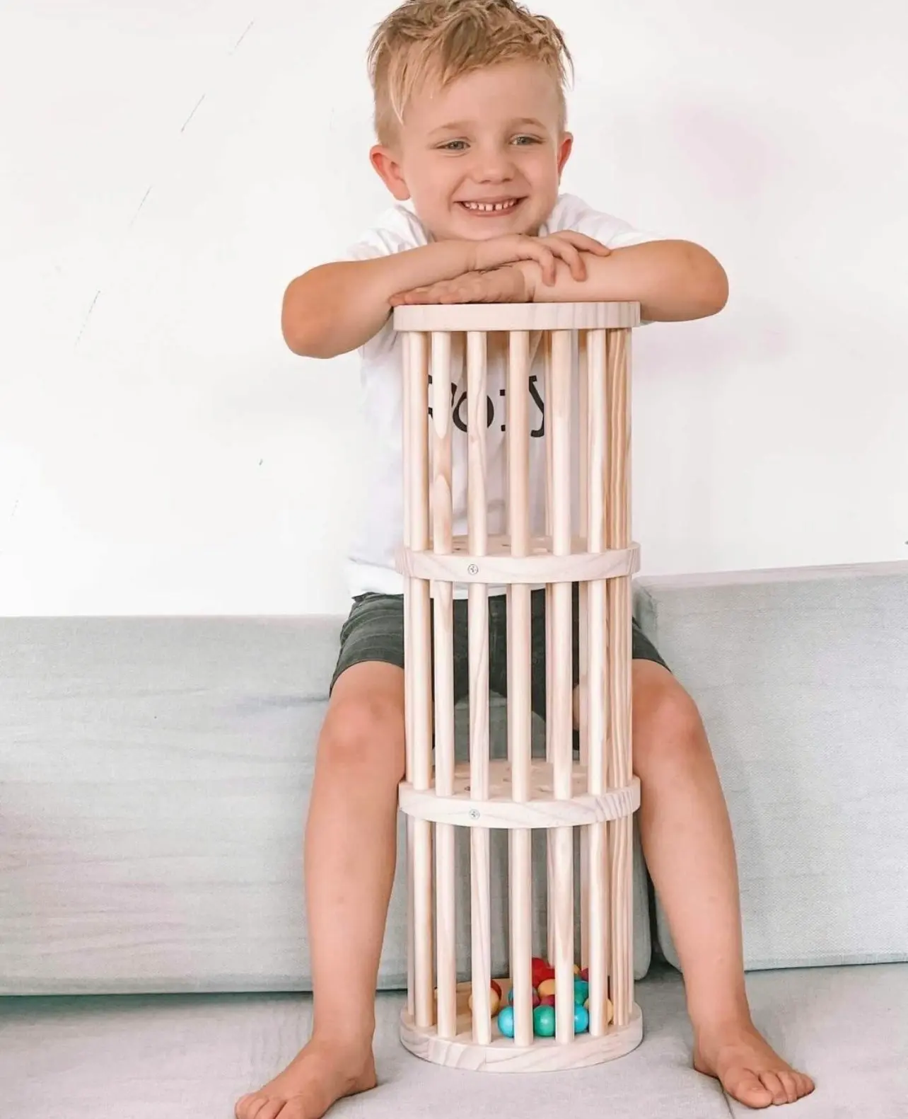 Giant Wooden Rainmaker Rattle