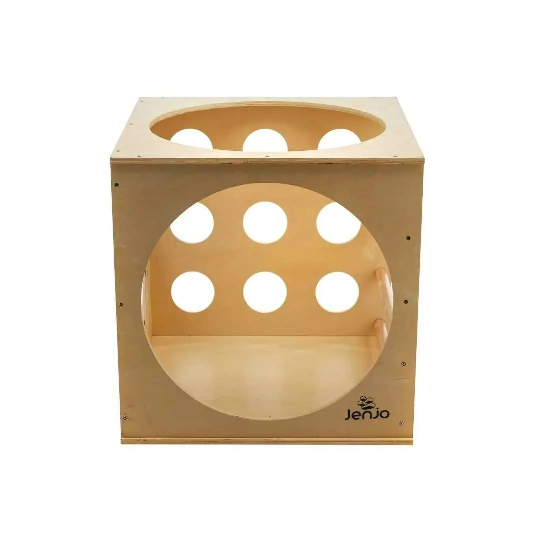 HardwoodClimbing Cube For Kids 60cm Diameter