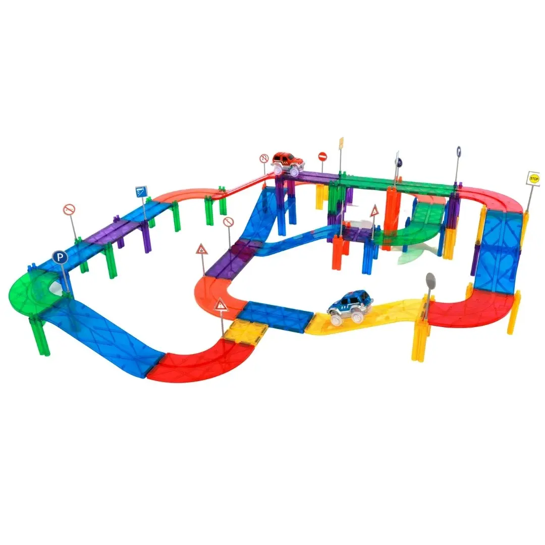 Magnetic Car Track Set 108 pieces