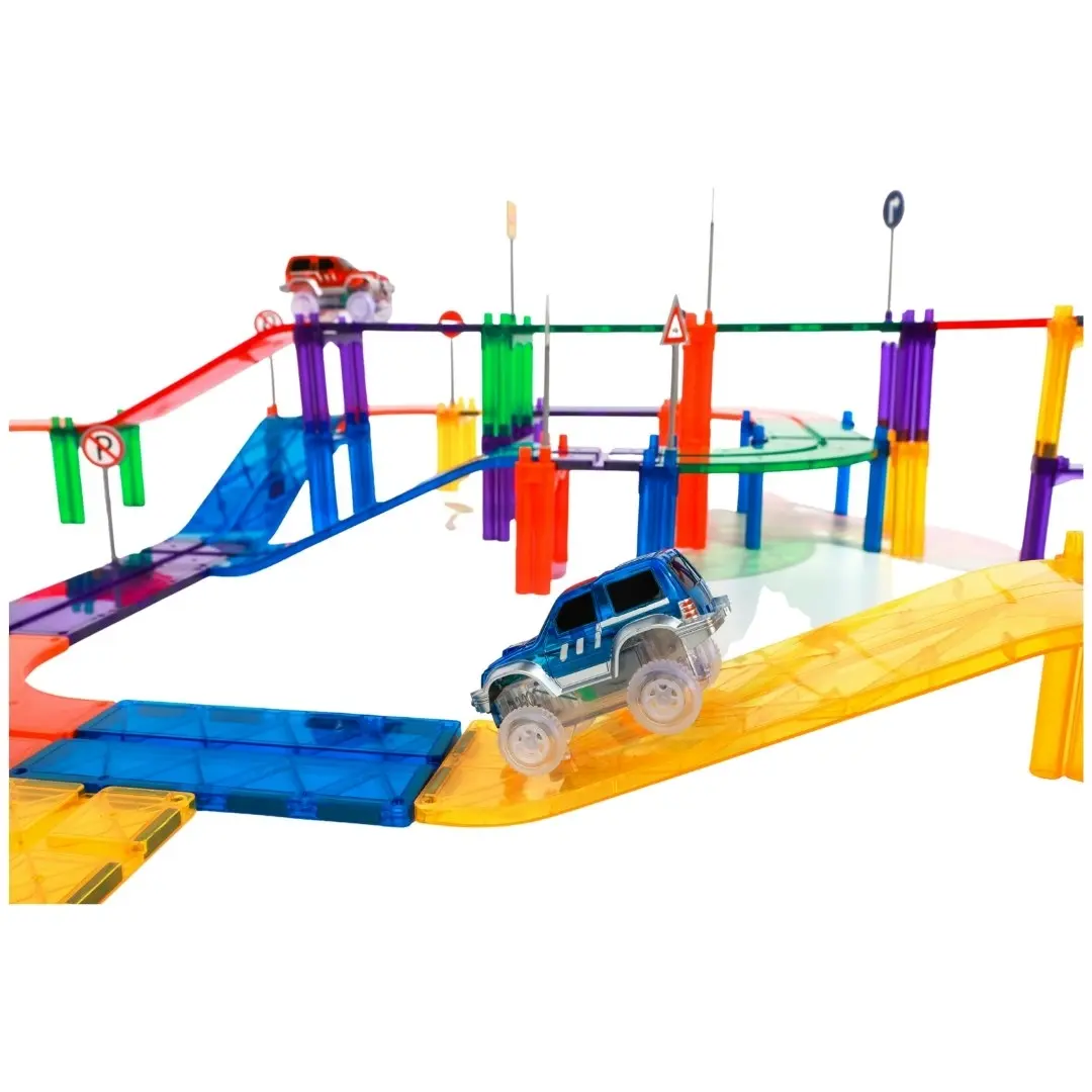 Magnetic Car Track Set 108 pieces