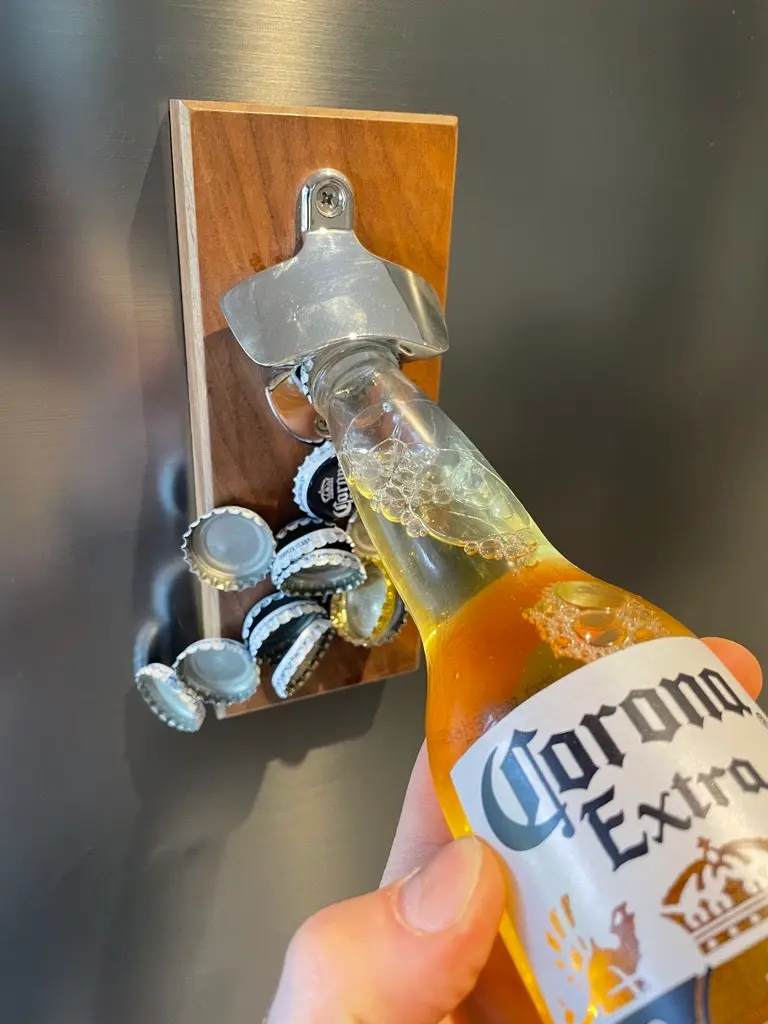 Walnut Magnetic Bottle Opener