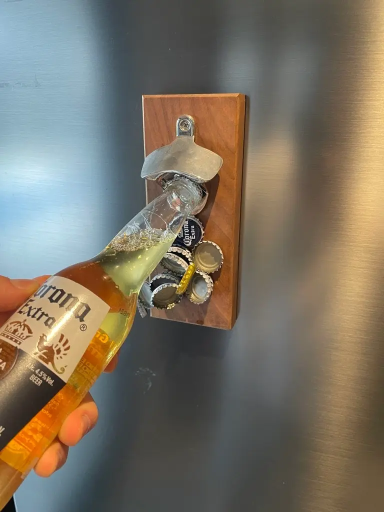 Walnut Magnetic Bottle Opener