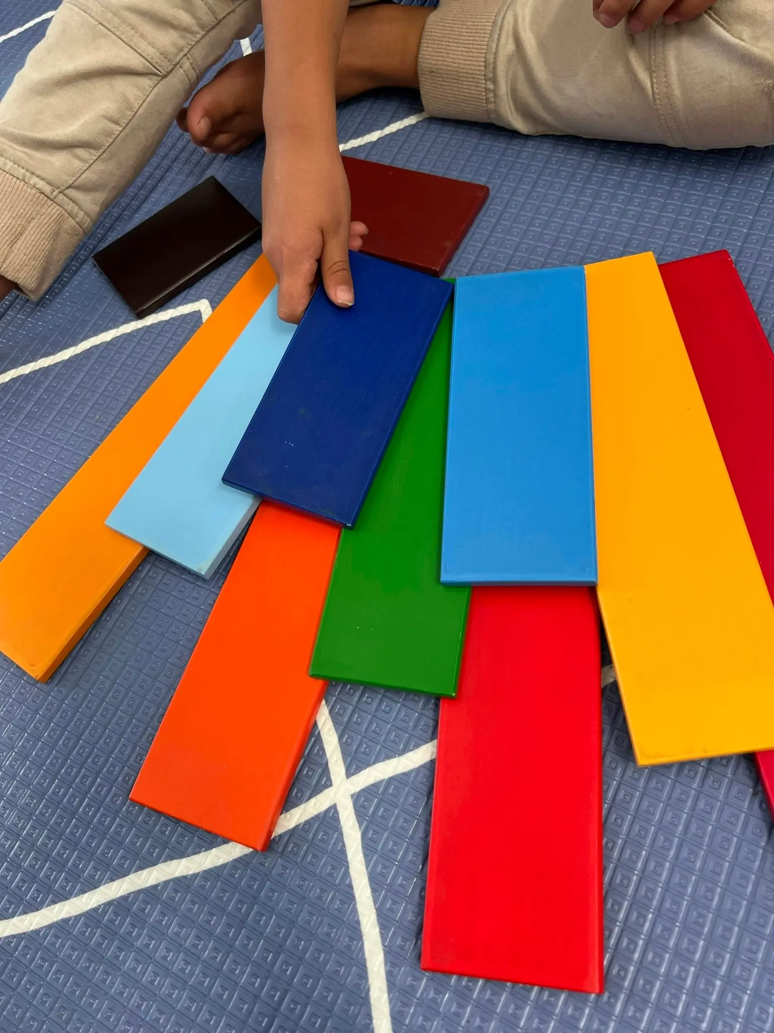 Wooden Rainbow Planks