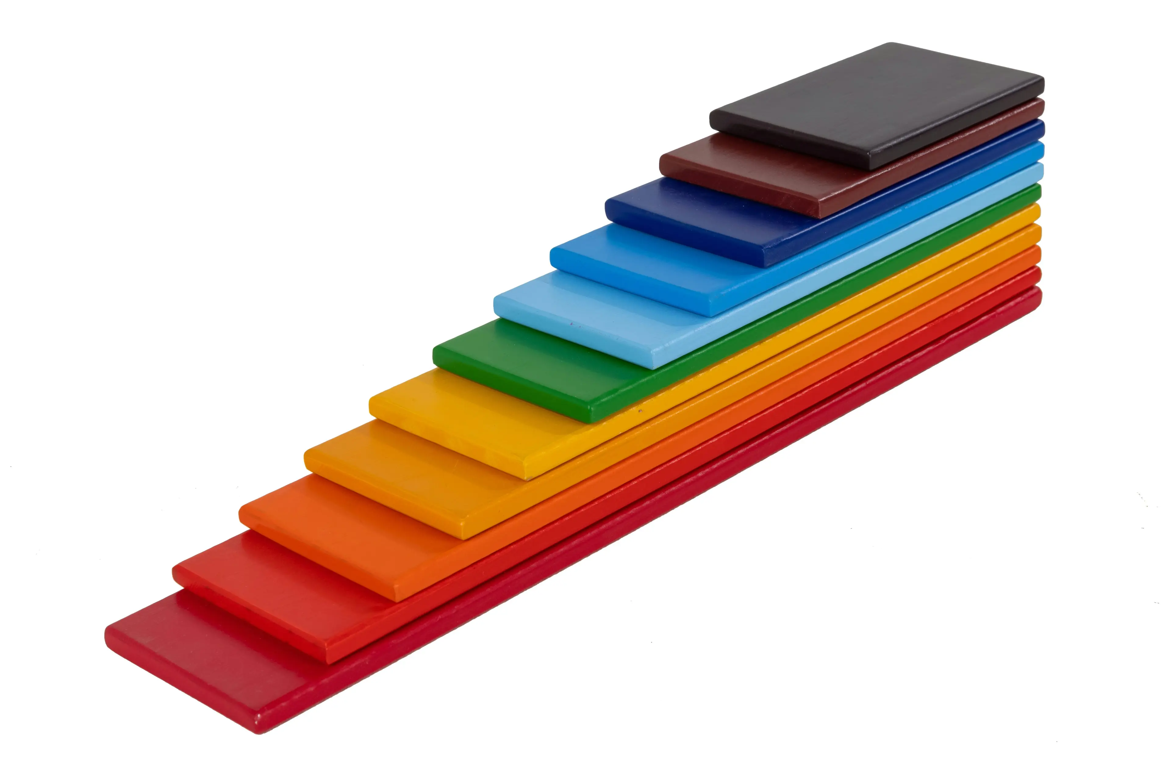 Wooden Rainbow Planks