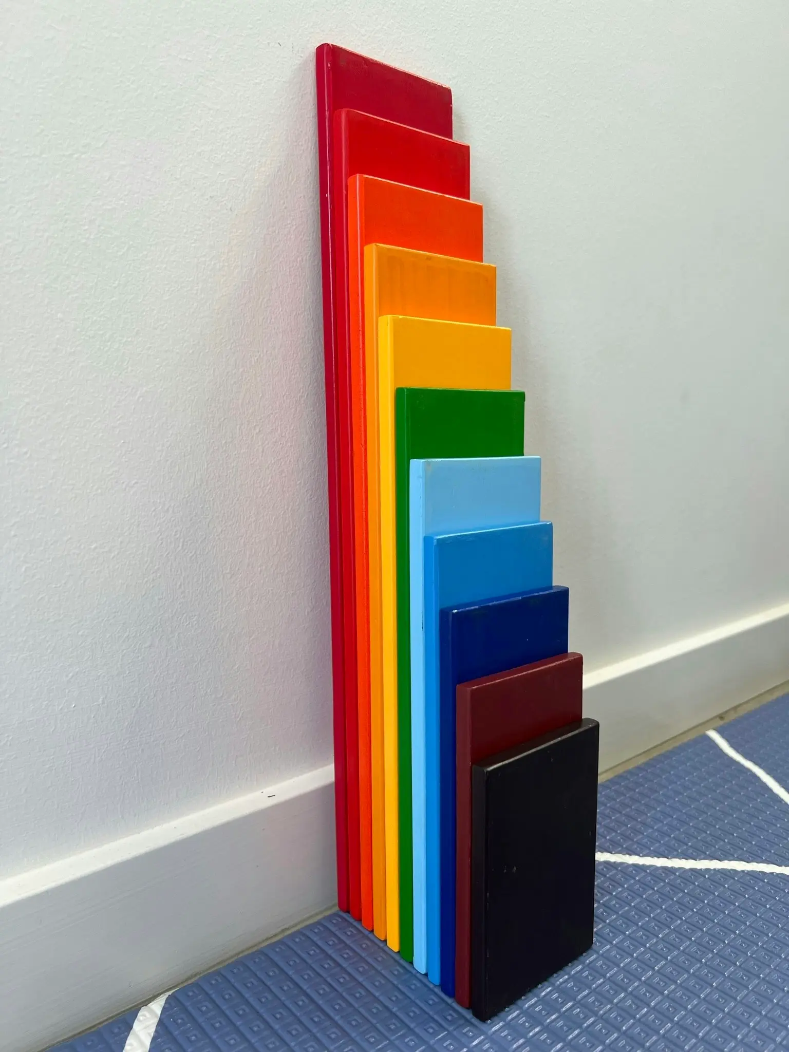 Wooden Rainbow Planks