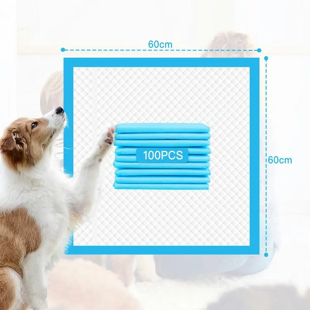 100pcs Dog Absorbent Training Pad 60 x 60 cm