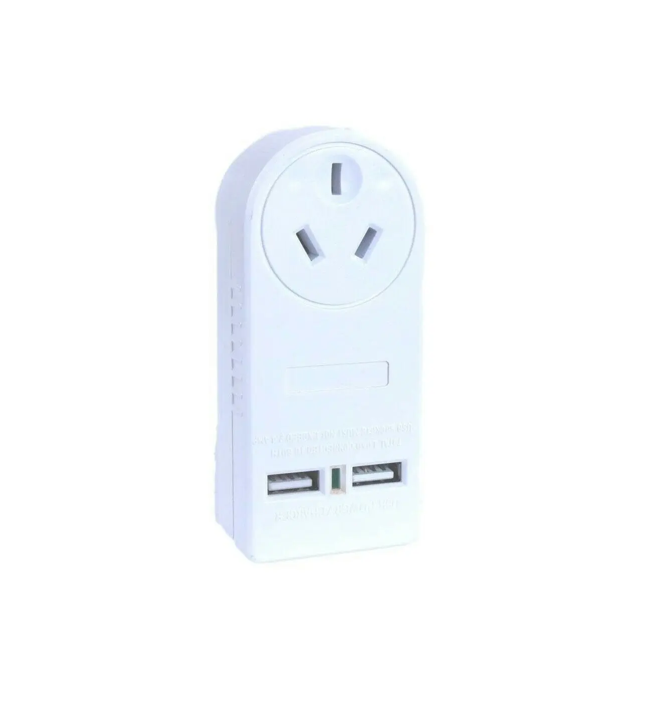 2400W High Powered Dual USB Charger Adaptor With Surge Protection