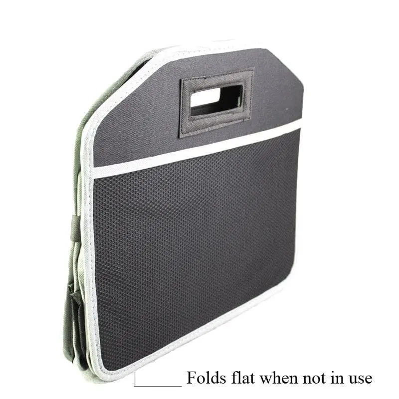 Collapsible Car Trunk Organiser with Cooler Bag