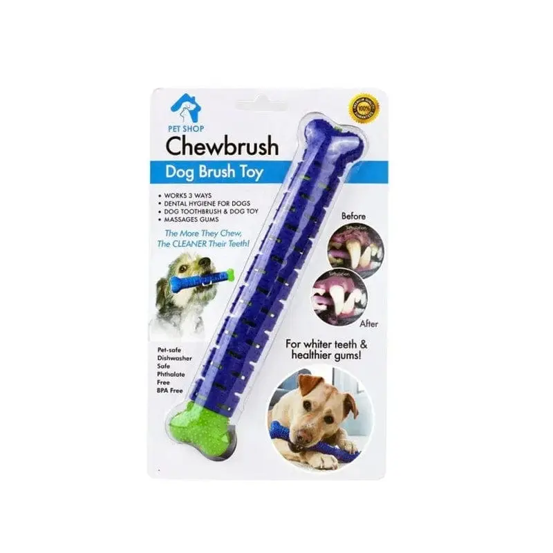 Dog Chew Toy, Dog Toothbrush, Bone Shape Toy 25cm