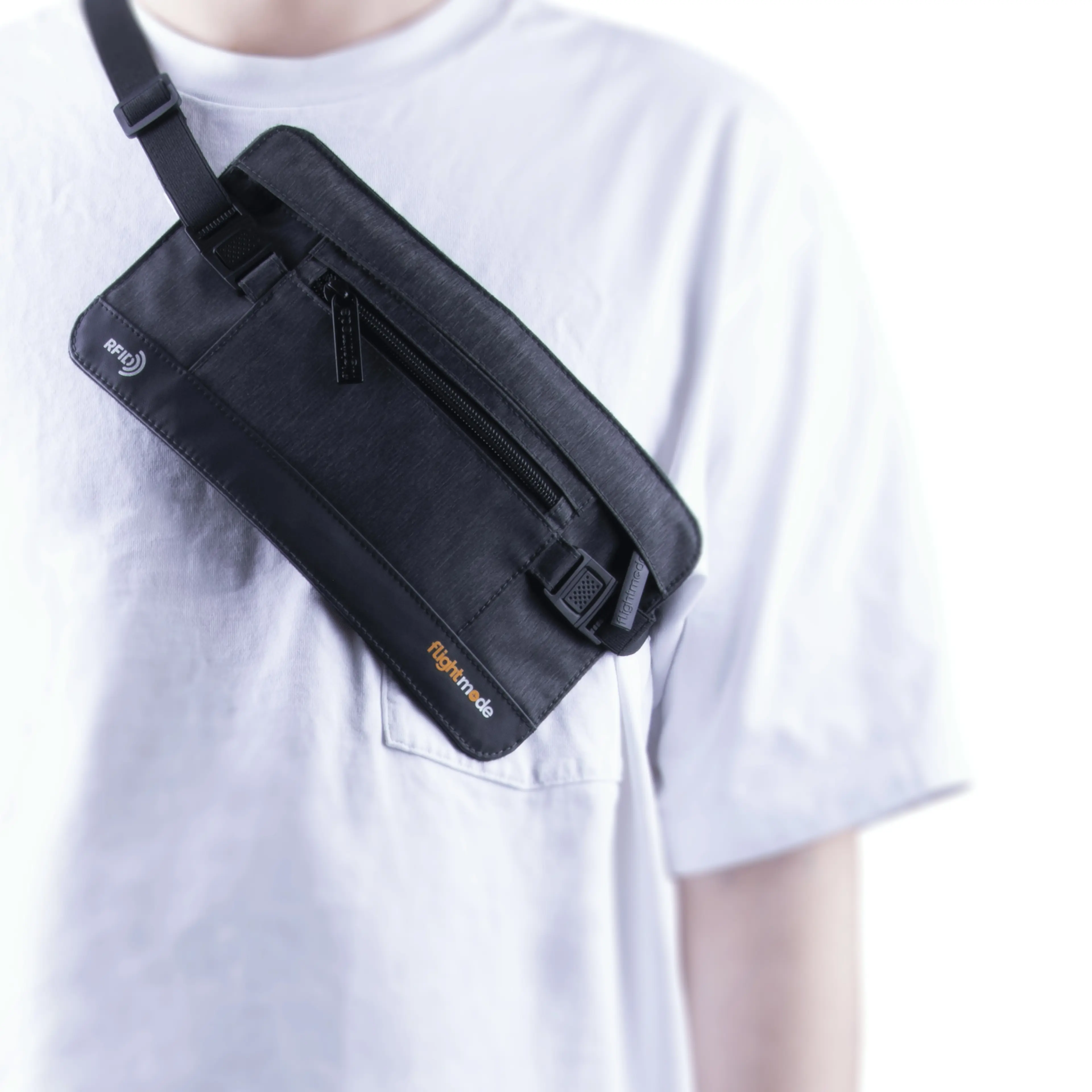 Flightmode RFID Waist Bag - Charcoal