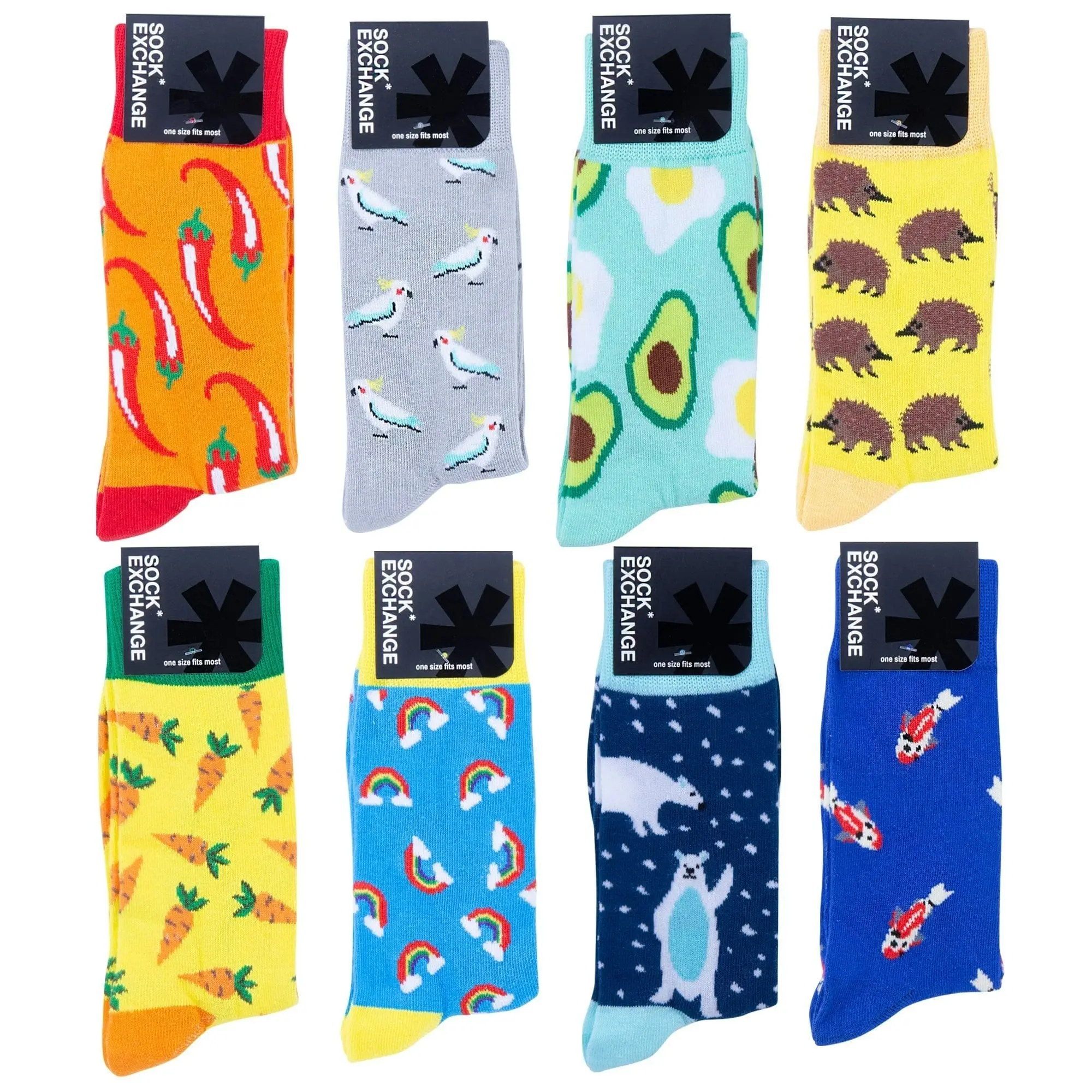 Wholesale 480 Pairs Novelty Socks (RRP $4.95 or $9.95 for 3)