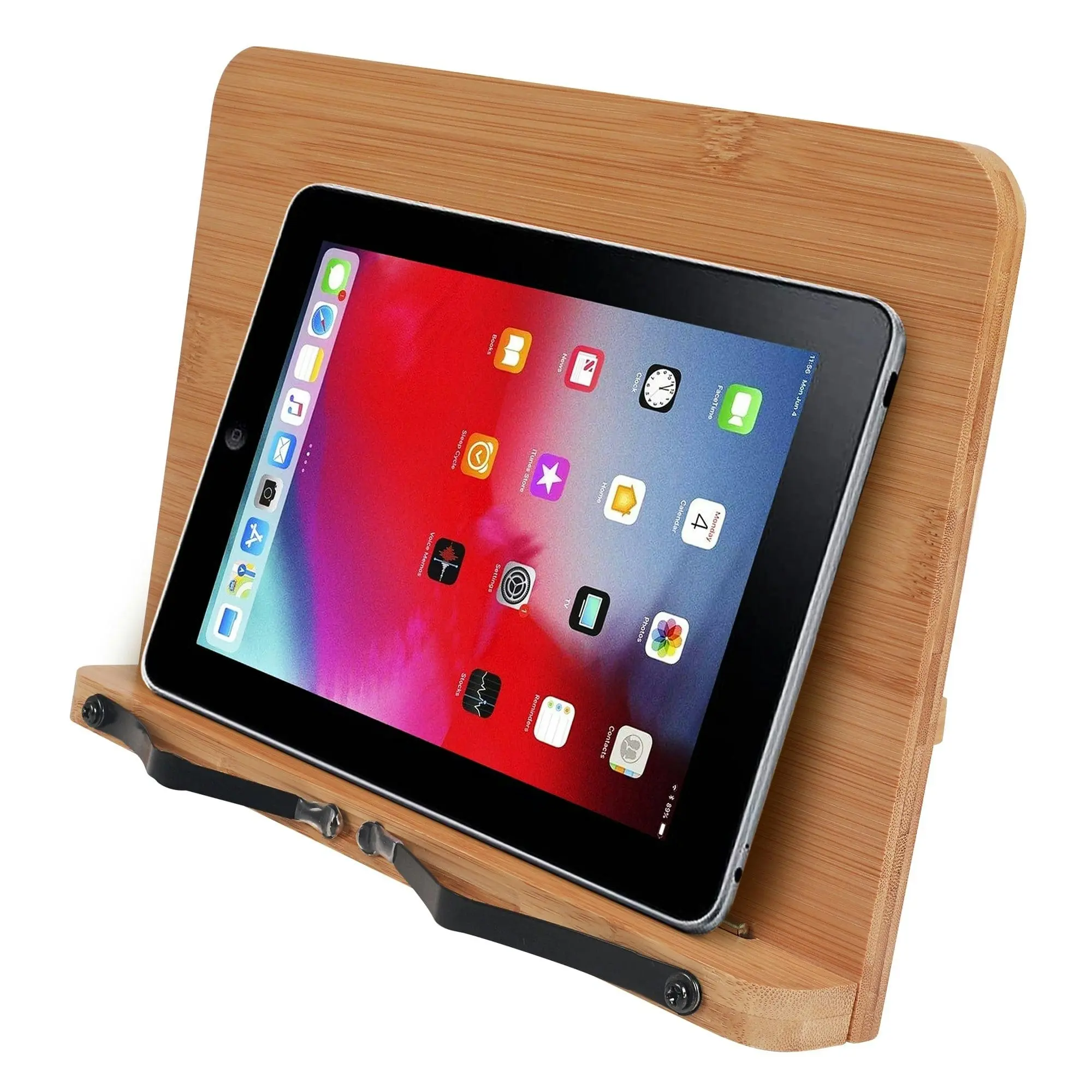 Bamboo Adjustable Reading and Tablet Stand