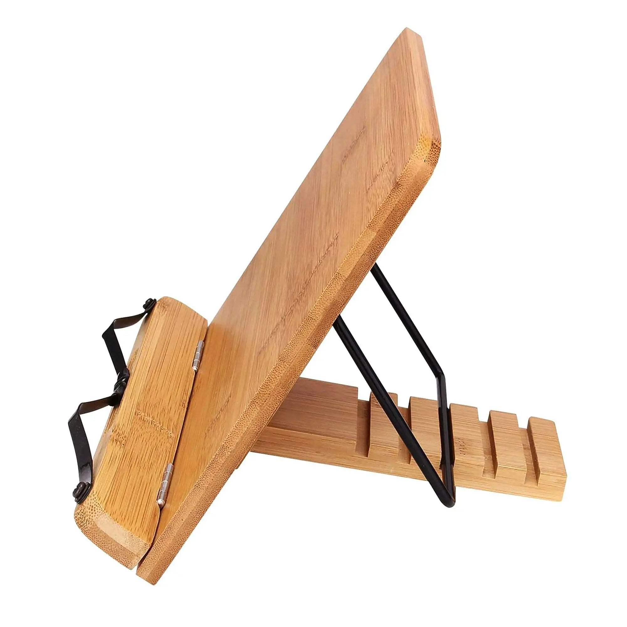 Bamboo Adjustable Reading and Tablet Stand