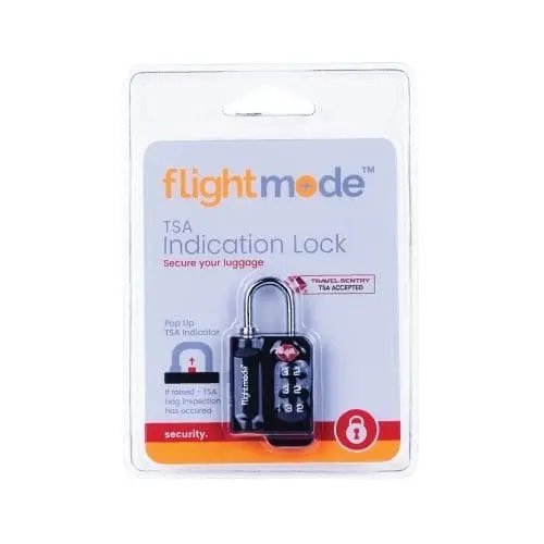 TSA Approved Travel 3 Dial Indicator Padlock