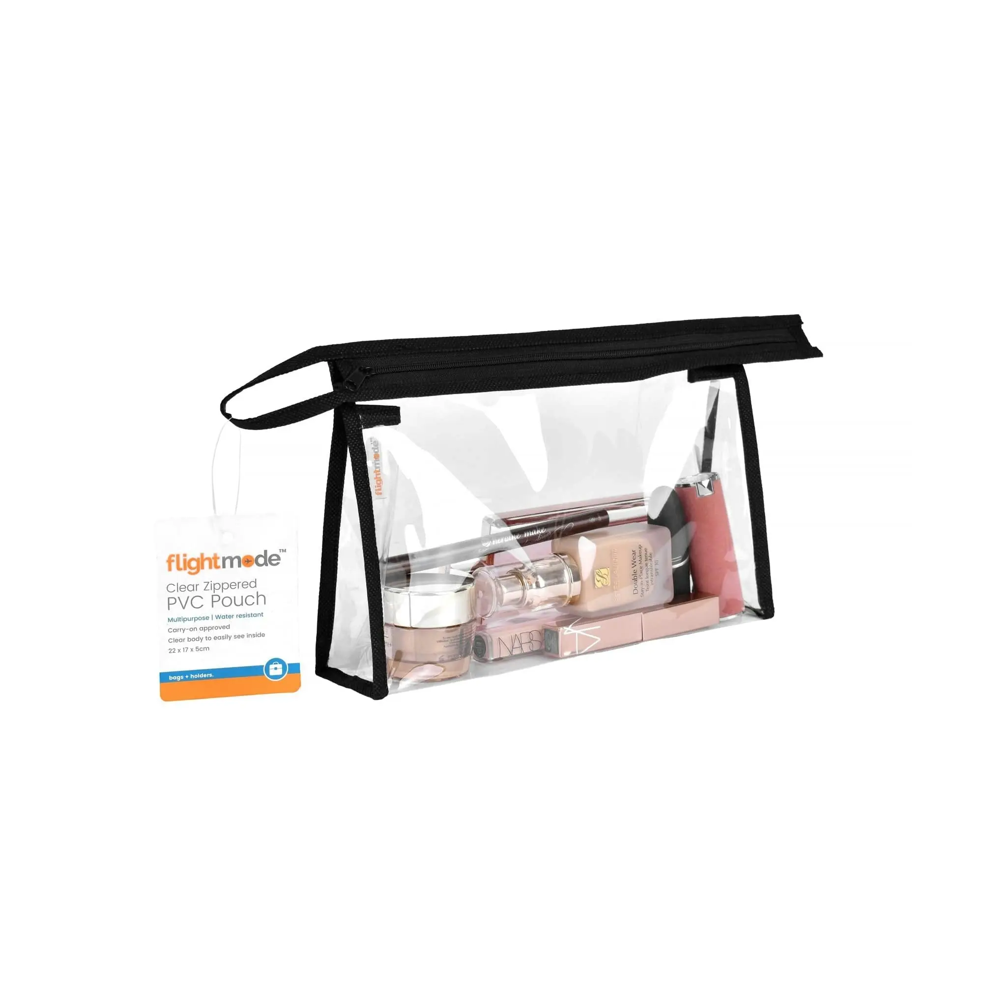 Waterproof PVC Clear Zippered Carry Pouch