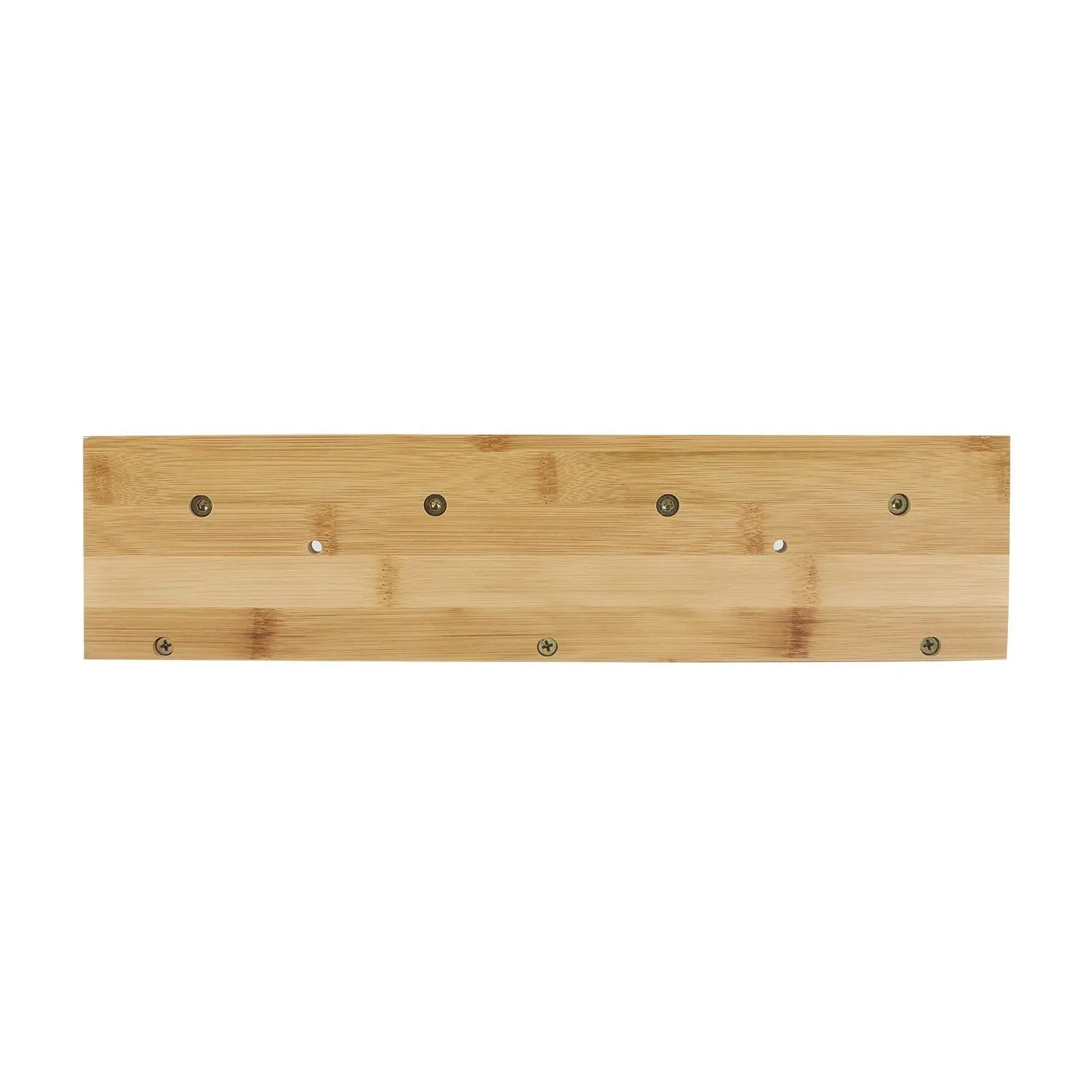 Bamboo Wall Hooks and Shelf