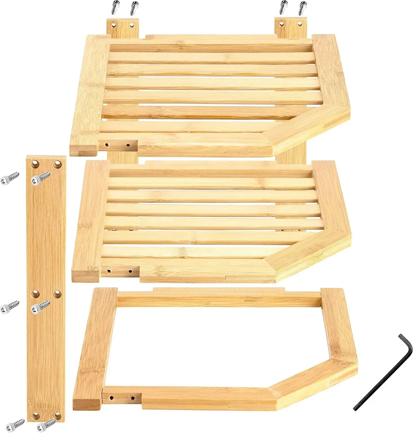 3 Tiers BAMBOO KITCHEN RACK