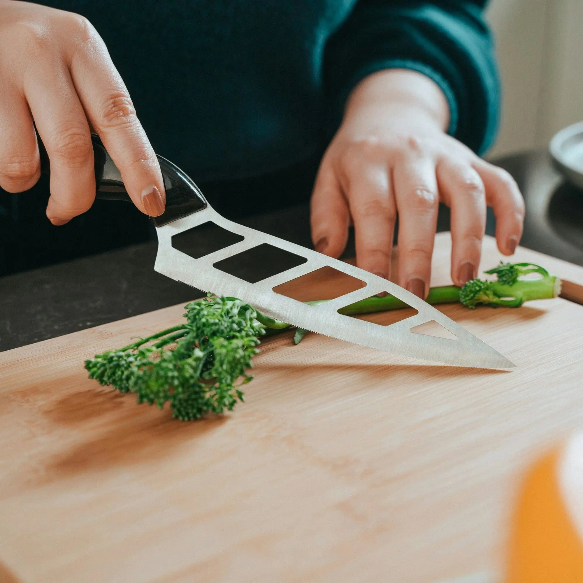 3 Pack Bamboo Cheese Cutting & Serving Chopping Board Set