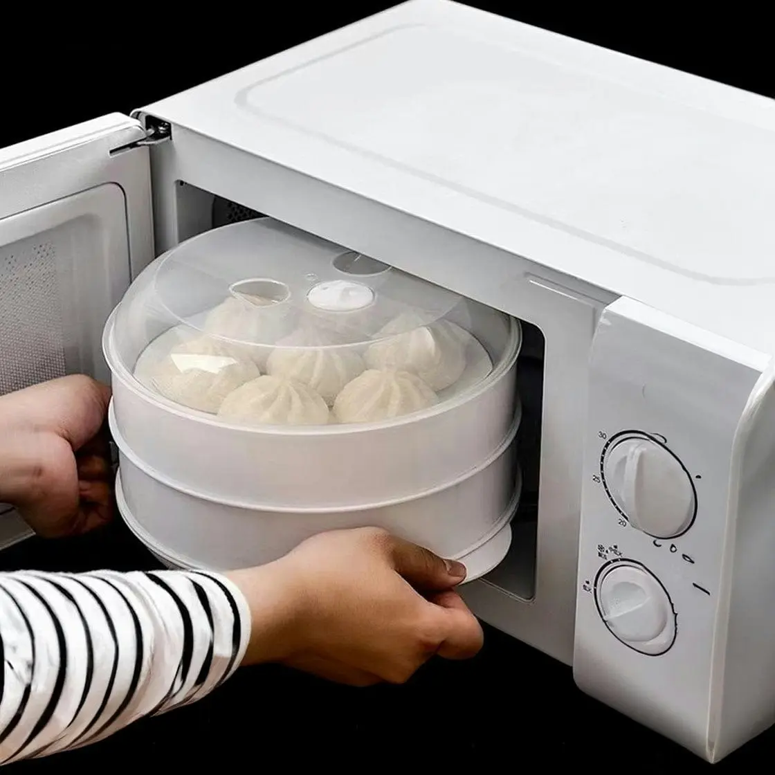 2 Tier Microwave Steamer