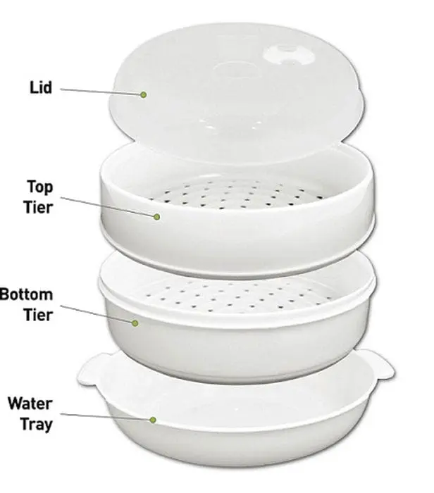 2 Tier Microwave Steamer