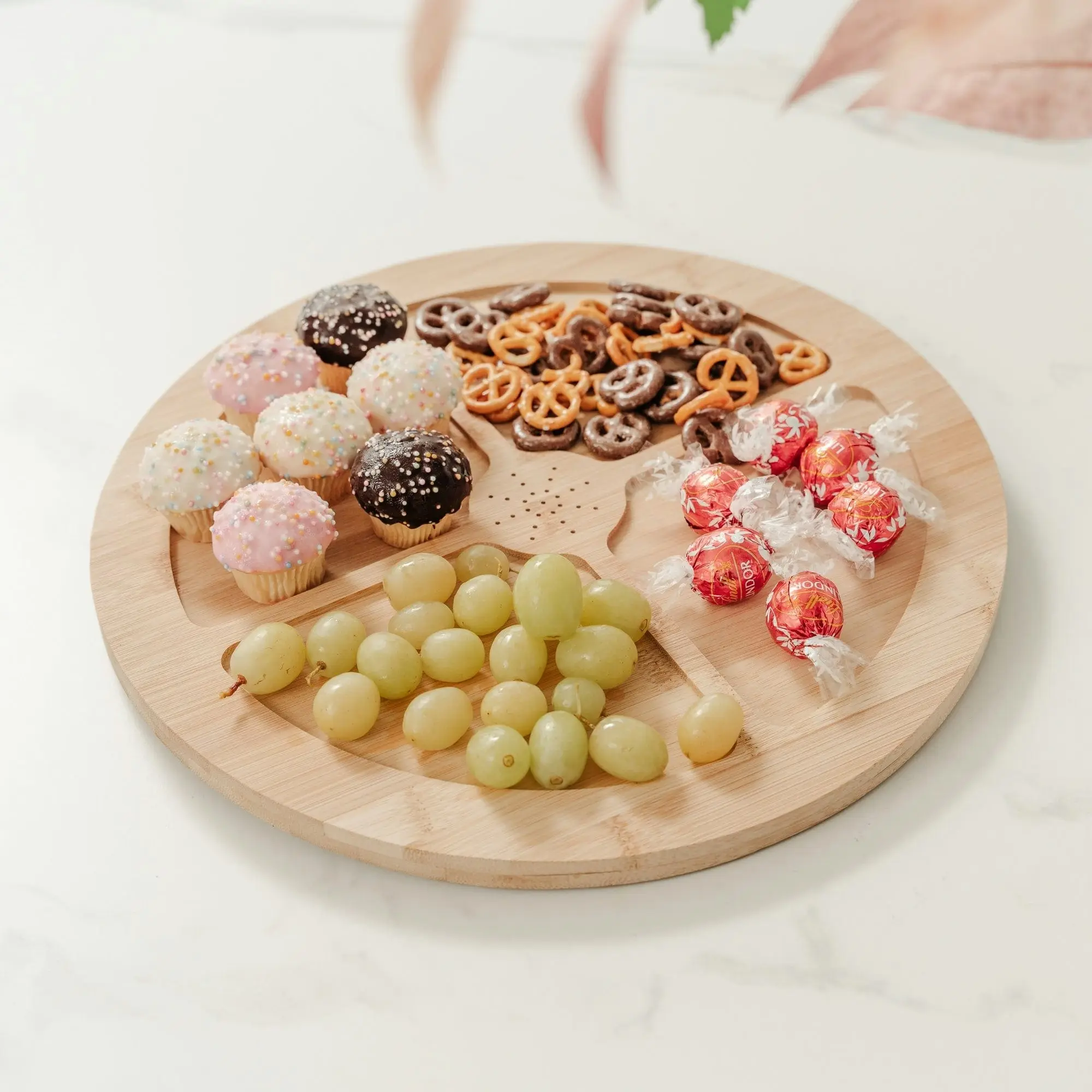 Bamboo Lazy Susan Turntable