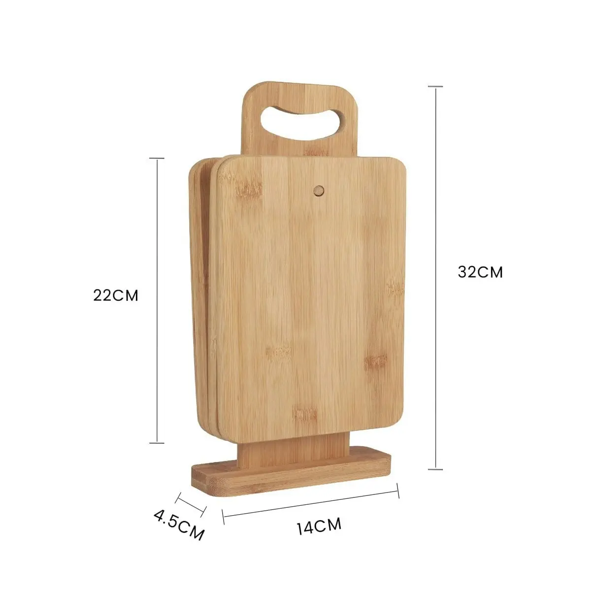 4 Piece Chopping Block Set With Display