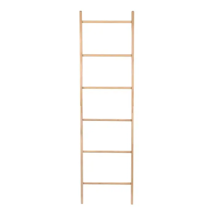 Bamboo 6 Step Towel Ladder - Freestanding 182cm