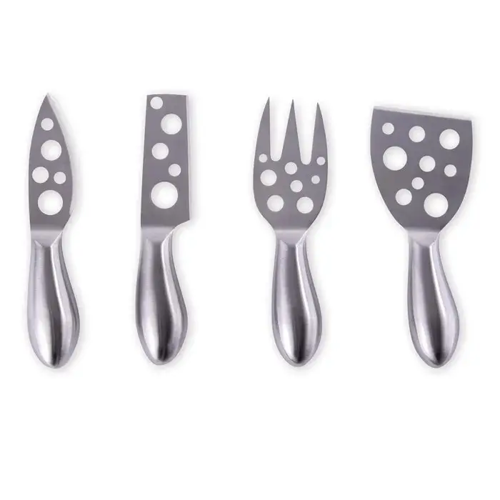 Clevinger Hobson  4 Piece Stainless Steel Magnetic Cheese Knife Set