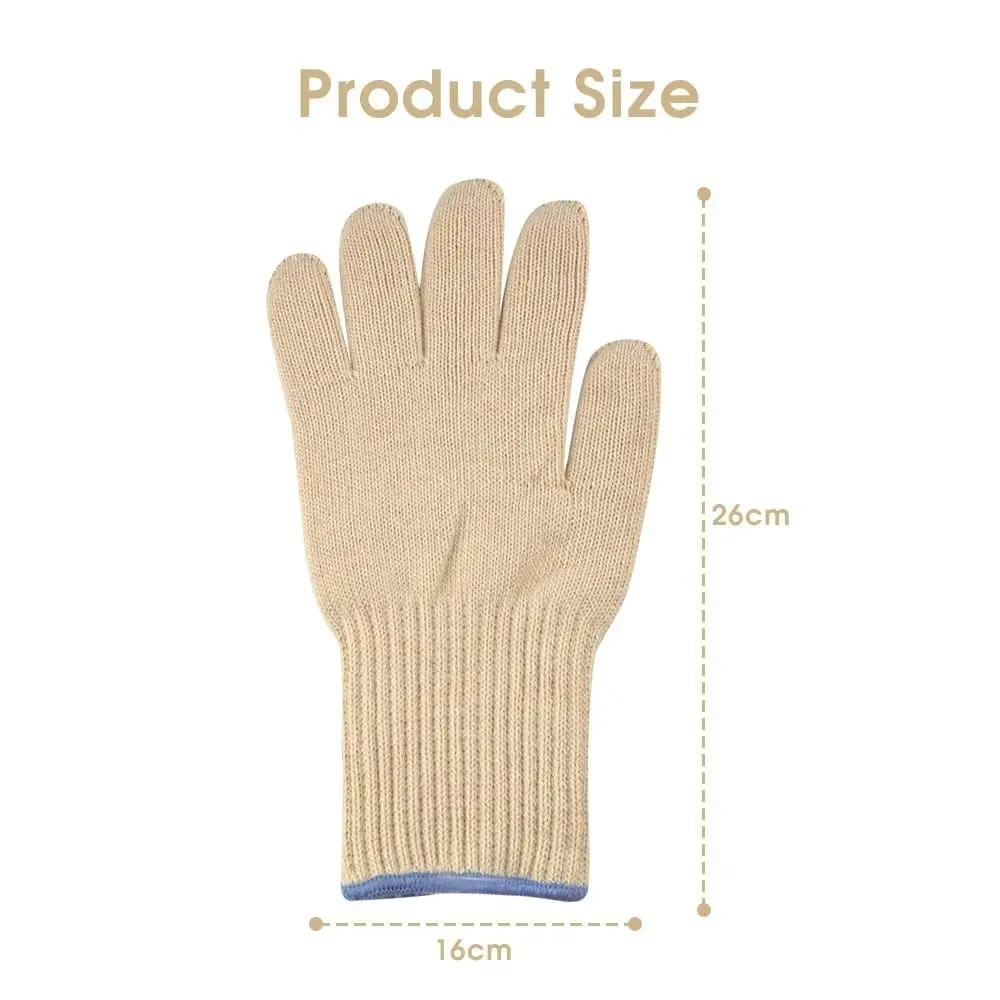 3 Pair 5 Finger Oven Mitt BBQ Grill Gloves