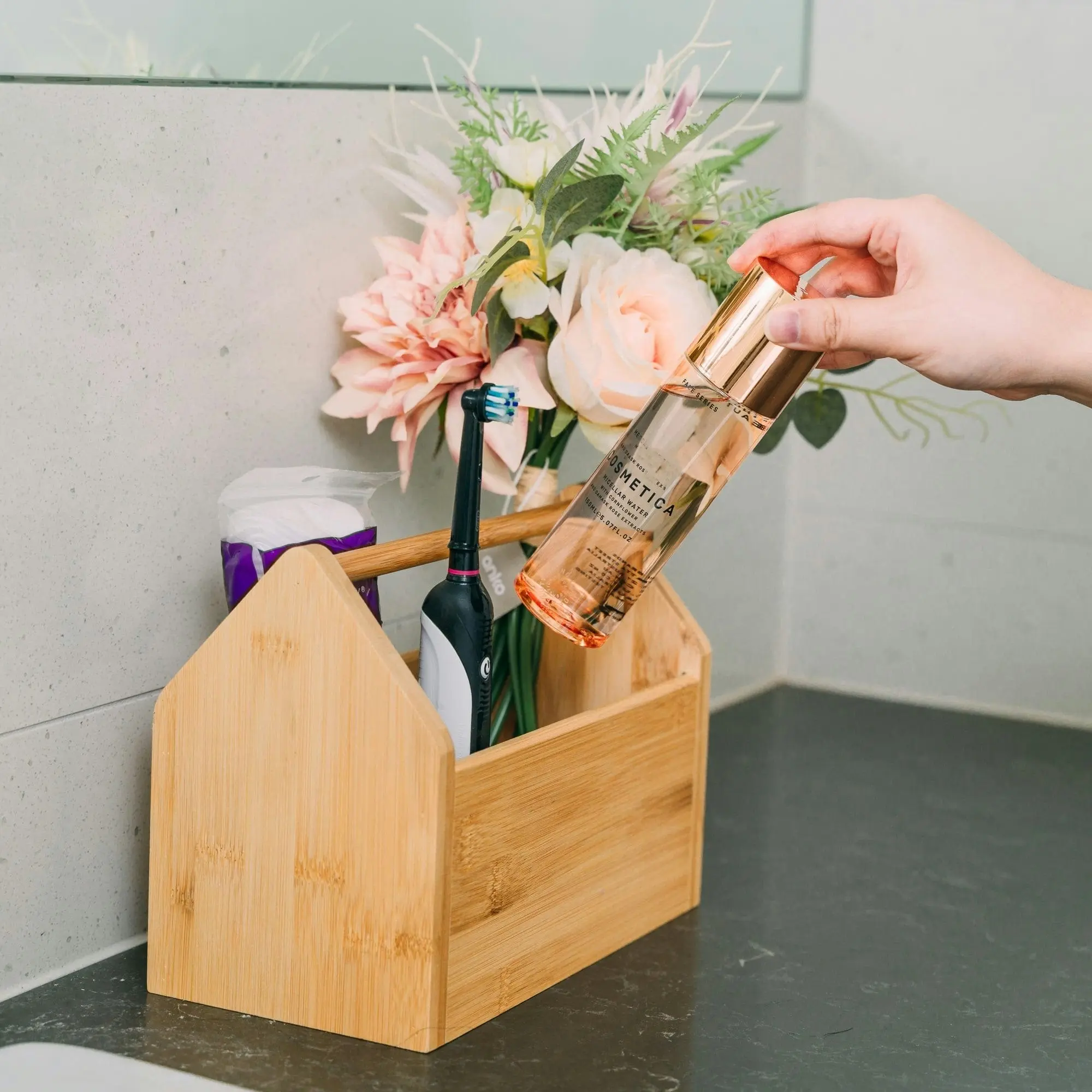 Bamboo Storage Tools Box