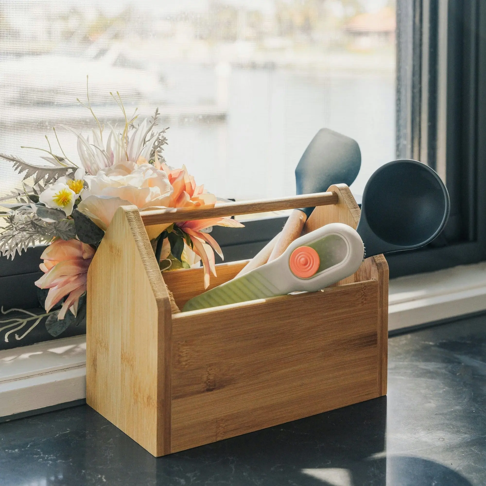 Bamboo Storage Tools Box