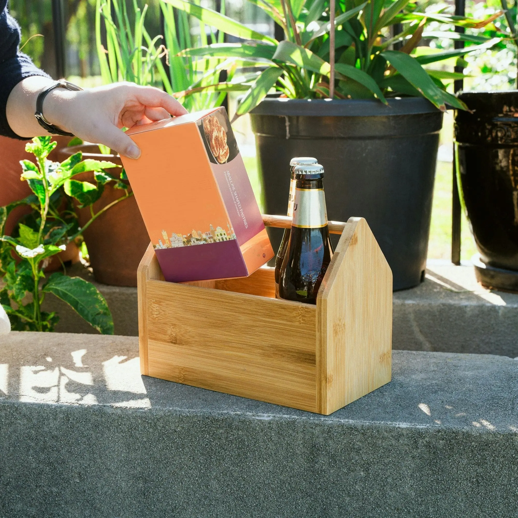 Bamboo Storage Tools Box