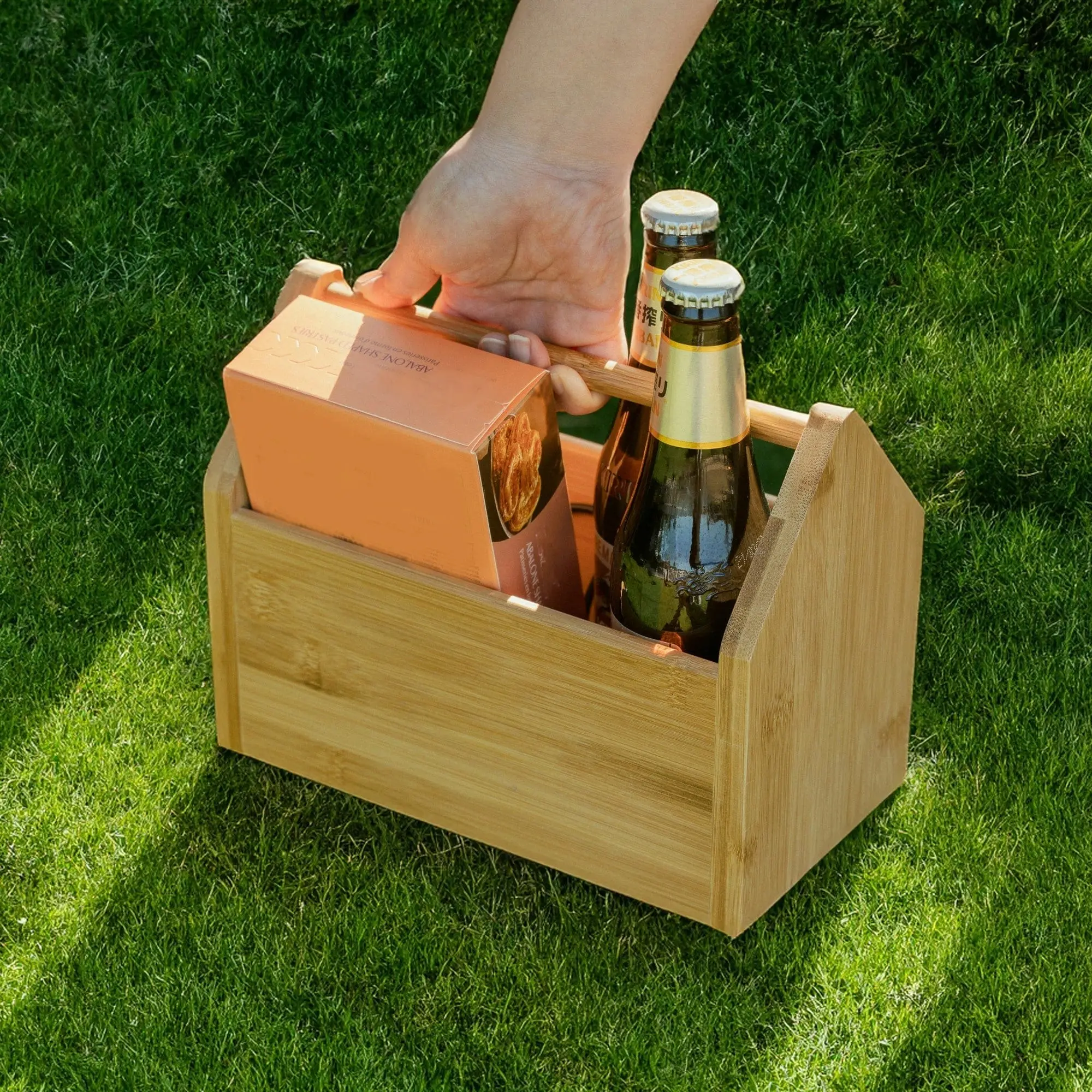 Bamboo Storage Tools Box