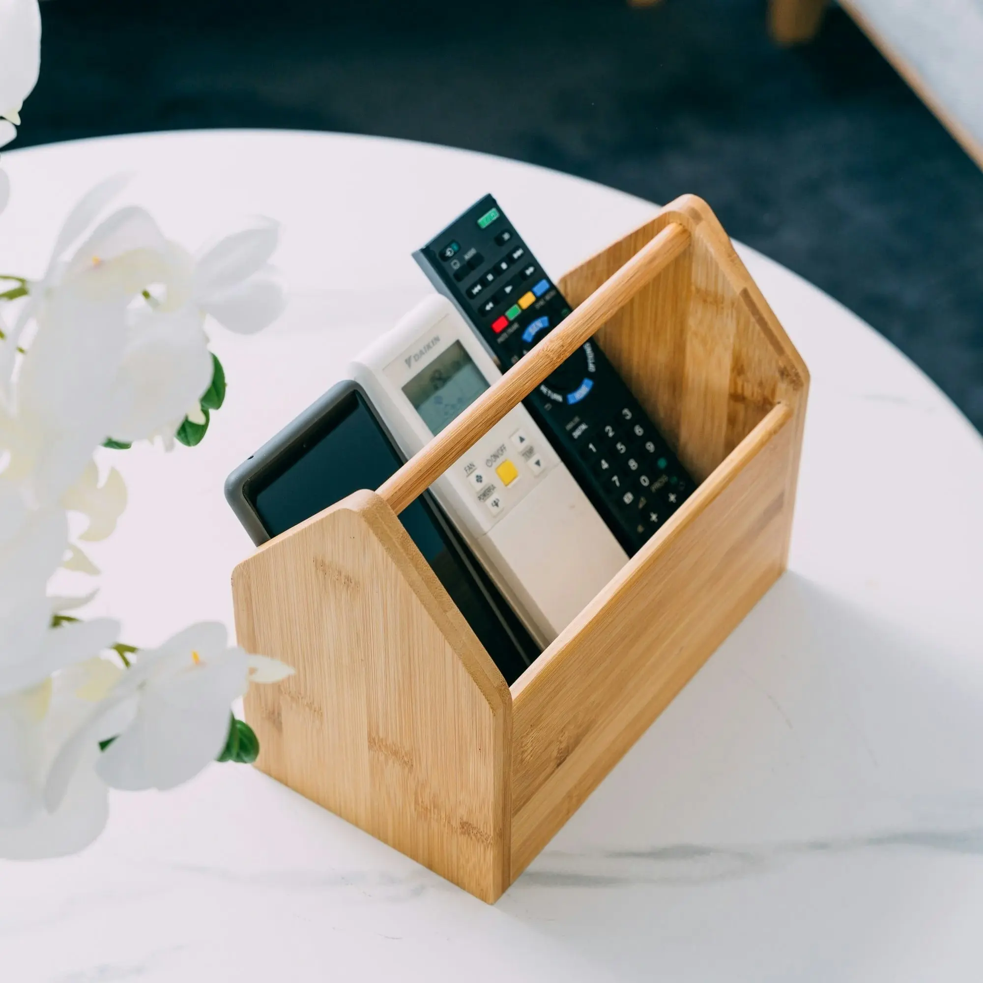 Bamboo Storage Tools Box