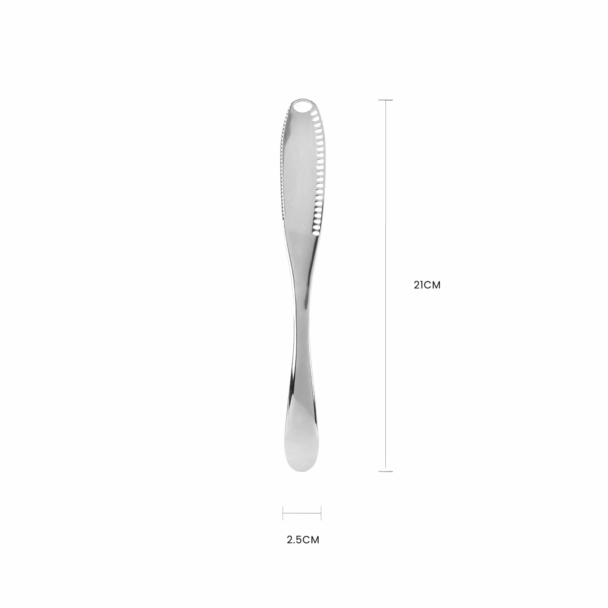 Brilliant Stainless Steel Butter Knife Serrated Edge Spreader