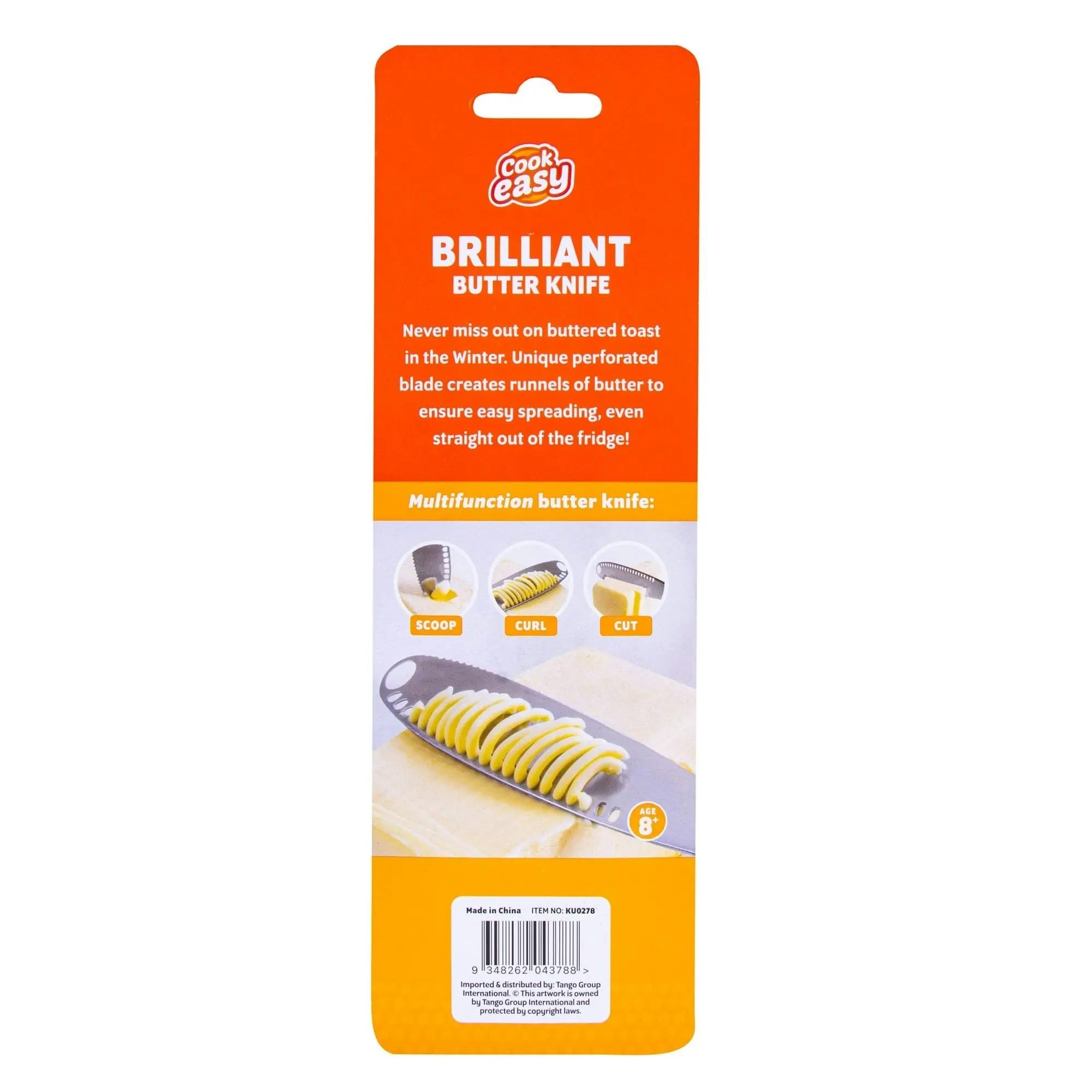 Brilliant Stainless Steel Butter Knife Serrated Edge Spreader