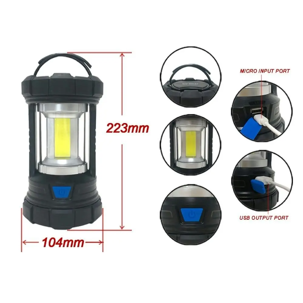 Brillar Nomad 800 COB LED Rechargeable Lantern