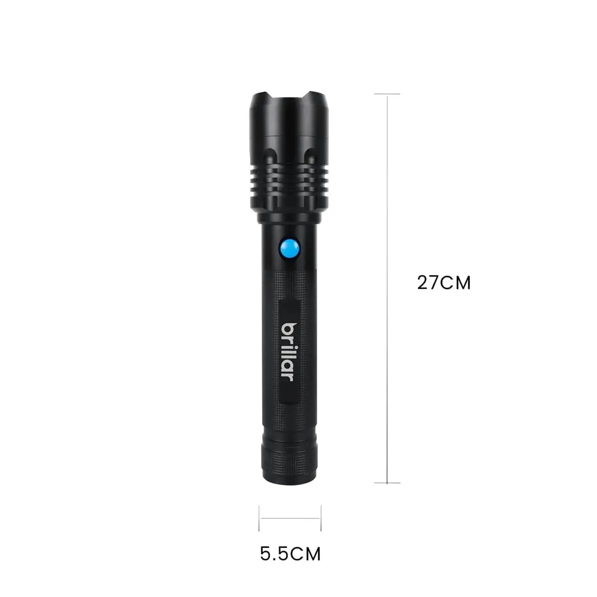 Brillar Commander - 4000 Lumen USB Rechargeable Torch