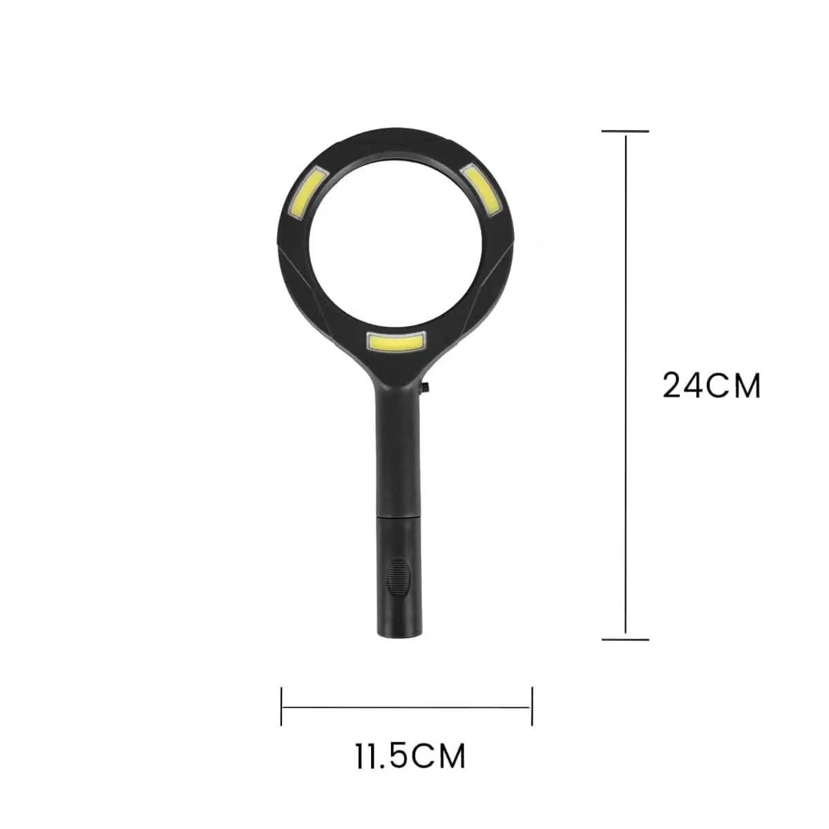 Brillar Light Up Magnifying Glass - Black