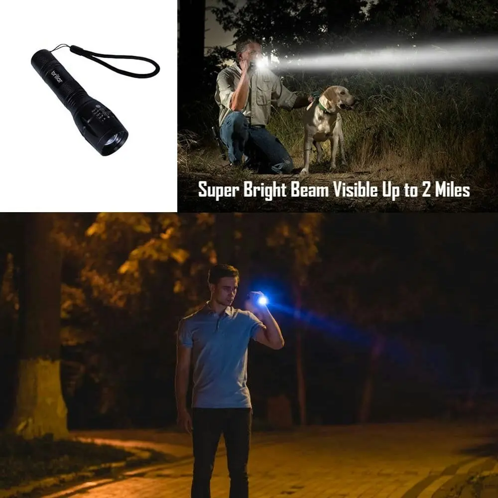 Aluminium 5-Mode Tactical LED Flashlight