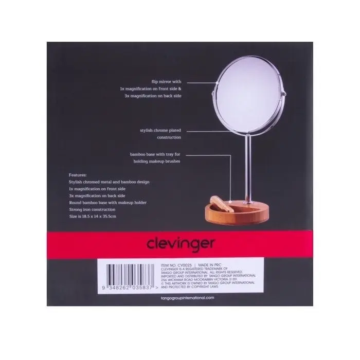 Clevinger Verona Bamboo Makeup Vanity Mirror