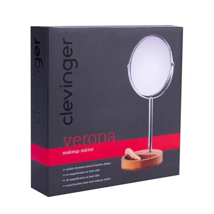 Clevinger Verona Bamboo Makeup Vanity Mirror