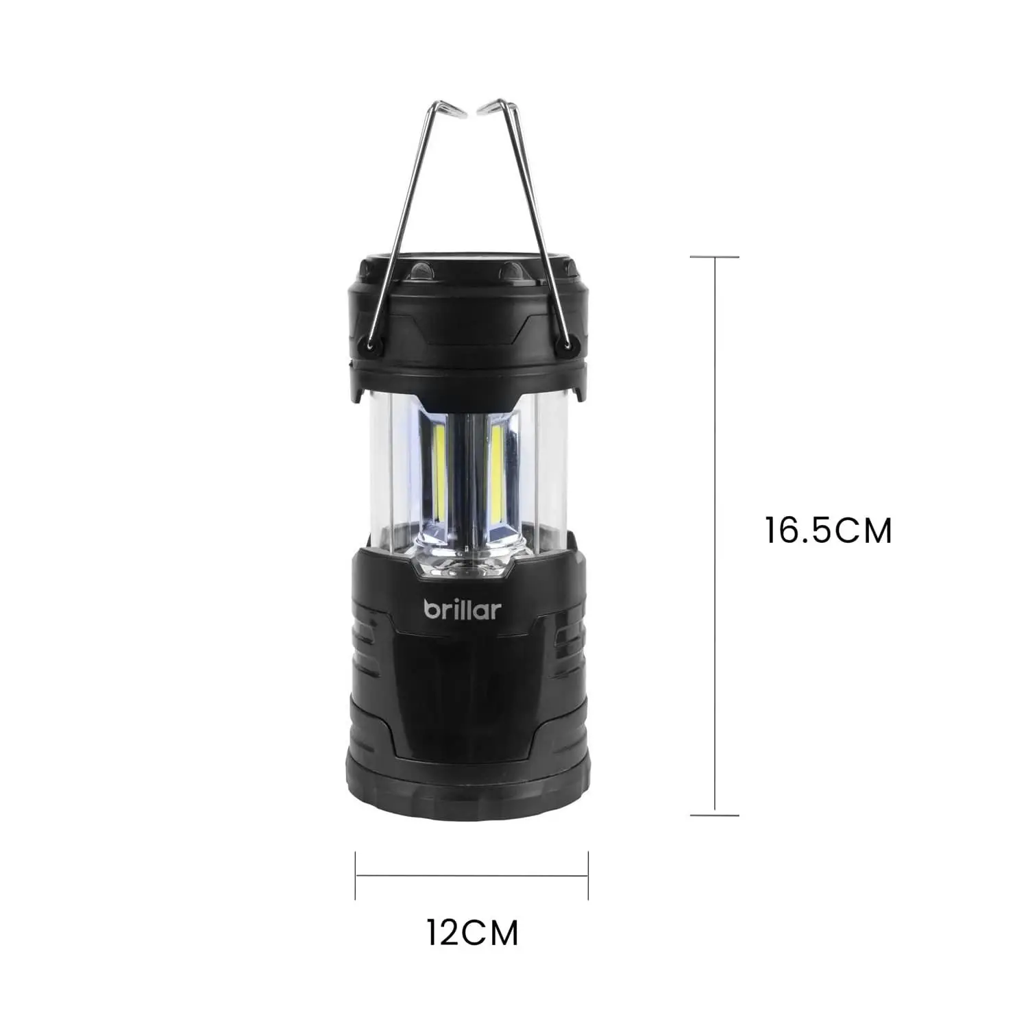 Brillar Jumbo Pop-up Lantern - Black